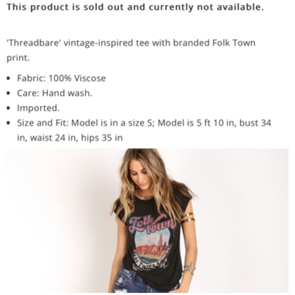 UFT/SELL Spell & The Gypsy Folk Town Tee Shirt Small - Picture 13 of 13